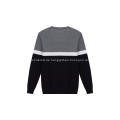 Herrenpullover Baumwoll-Polyester-Honigkammstreifen-Pullover